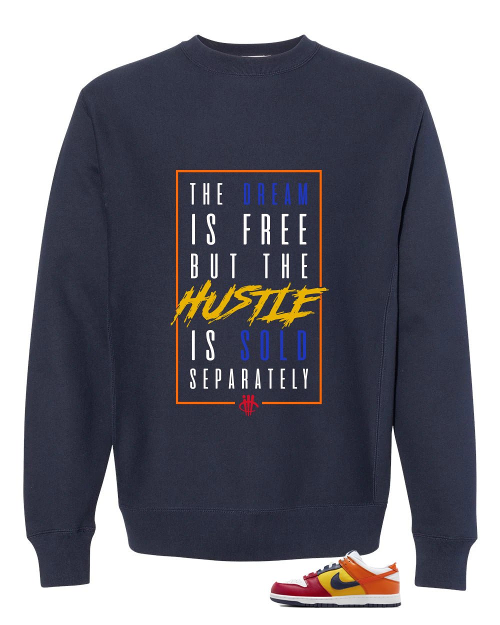Nike Dunk Low CO.JP What The Navy Blue T-Shirt (Dream is Free)| illcurrency