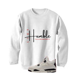 Air Jordan 4 Flight Club Matching T-Shirt, Sweatshirts & Hoodies White T-Shirt (Stay Humble)| illcurrency