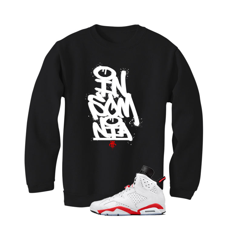 Air Jordan 6 White Infrared Matching T-Shirt Insomnia