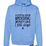 Nike Air Jordan 1 Low OG Obsidian Carolina Blue T-Shirt (Gotta Stop Spending Money)| illcurrency