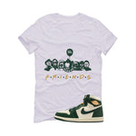 Air Jordan 1 High OG WMNS Fir Matching T-Shirt, Sweatshirts & Hoodies White T-Shirt (Friends)| illcurrency