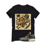 Undefeated x Air Jordan 4 Black T-Shirt (Militia)| illcurrency