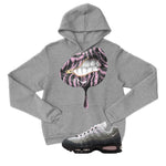 Nike Air Max 95 Pink Foam Matching T-Shirt, Sweatshirts, & Hoodies Grey T-Shirt (Lips Uncensored)| illcurrency