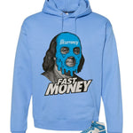 Air Jordan 1 High OG UNC Reimagined Carolina Blue T-Shirt (Fast Money)| illcurrency