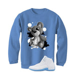 Air Jordan 12 Melo Carolina Blue T-Shirt (Big Teddy)| illcurrency
