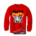 Air Jordan 14 Ferrari Red T-Shirt (Make Money)| illcurrency