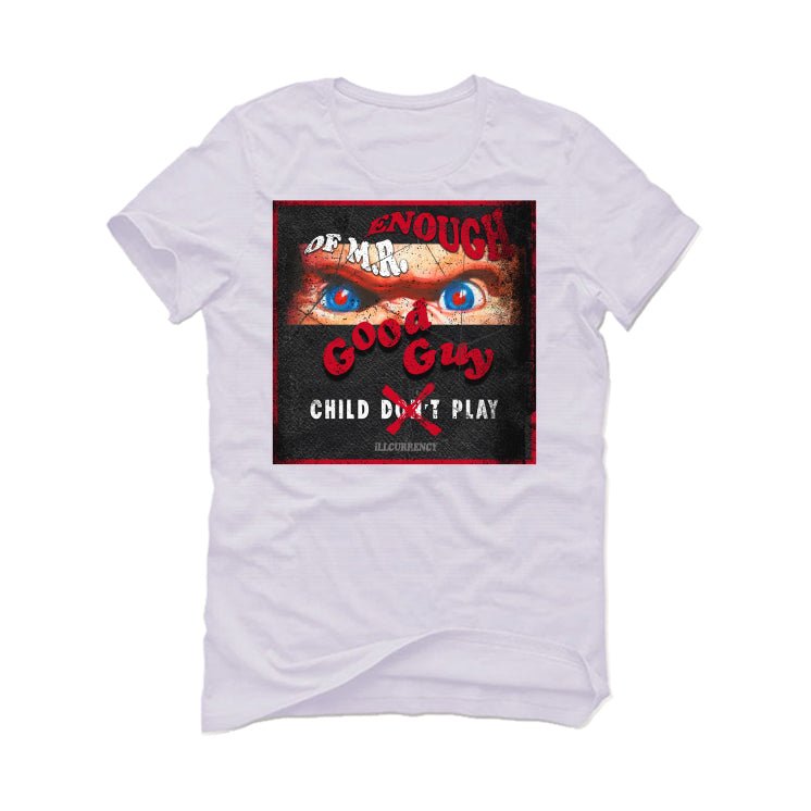 Air Jordan 1 High OG “Spider-Man: Across the Spider-Verse” | ILLCURRENCY White T-Shirt (ENOUGH OF MR GOOD GUY)