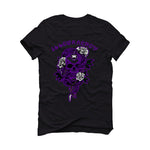 Nike Air Max CB 94 OG Pure Purple - Black T-Shirt (Snake skeleton rose)