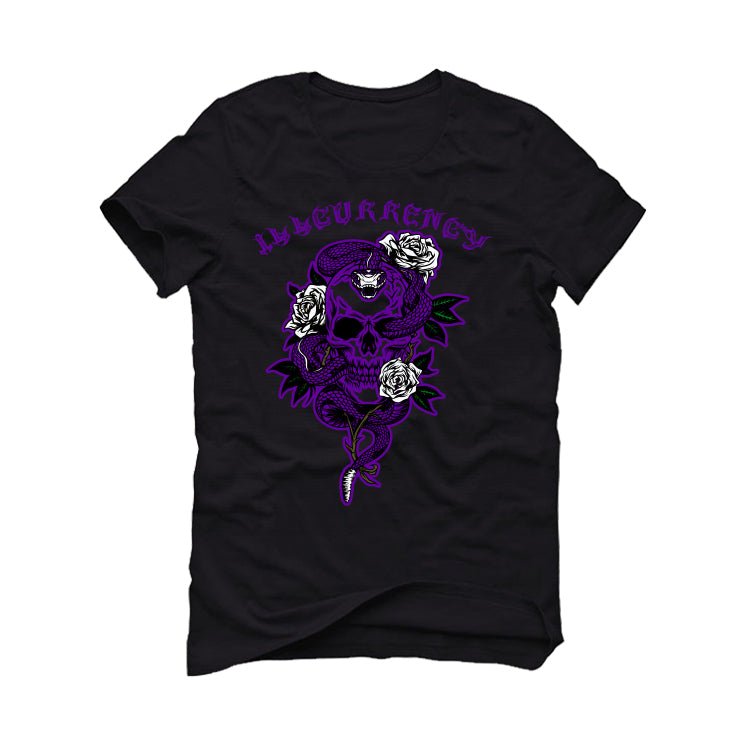 Nike Air Max CB 94 OG Pure Purple - Black T-Shirt (Snake skeleton rose)
