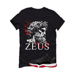 Air Jordan 11 Low Bred Black T-Shirt (Zeus)| illcurrency