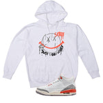 Air Jordan 3 WMNS “Georgia Peach” | illcurrency White T-Shirt (Smile)