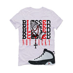 Air Jordan 9 OG Space Jam Matching T-Shirt Blessed not lucky