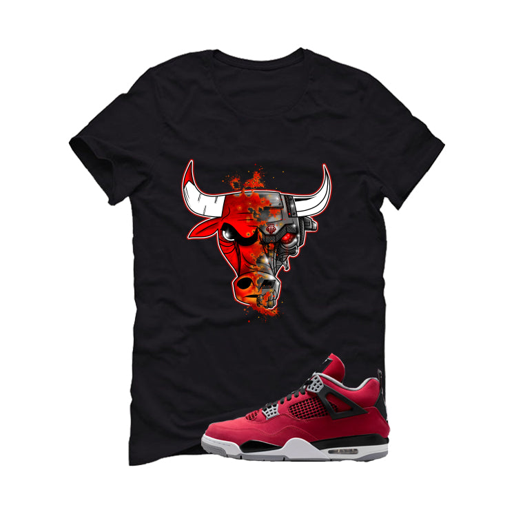 Air Jordan 4 Toro Bravo Matching T-Shirt, Sweatshirts, & Hoodies Black T-Shirt (Bulls)| illcurrency