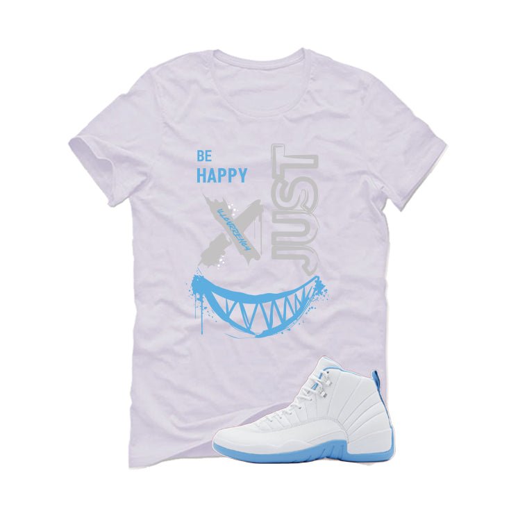 Air Jordan 12 Melo White T-Shirt (Be Happy)| illcurrency