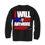 Air Jordan 8 “Playoffs” | illcurrency Black T-Shirt (I WILL NOT BUY MORE SNEAKERS)