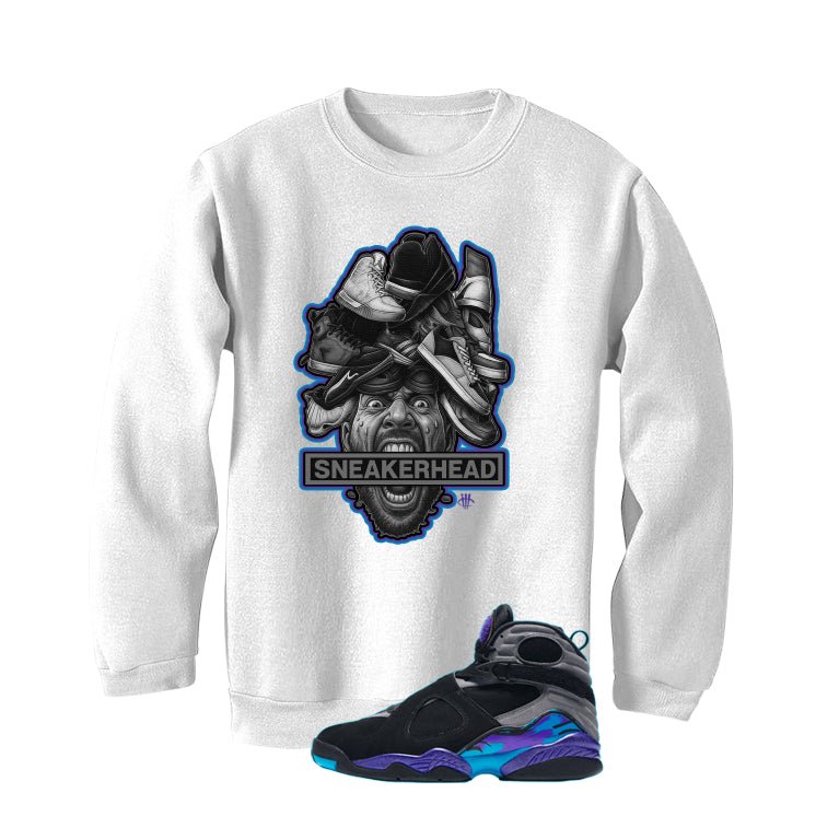 Air Jordan 8 OG Aqua White T-Shirt (SneakerHead)| illcurrency