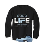 Nike Air Foamposite One Psychic Blue Black T-Shirt (Bad Choices)| illcurrency