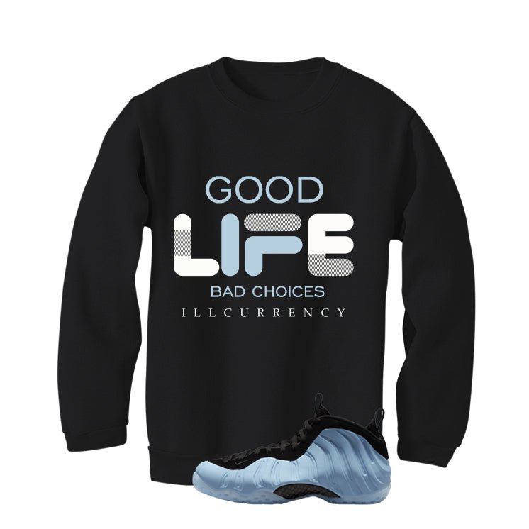 Nike Air Foamposite One Psychic Blue Black T-Shirt (Bad Choices)| illcurrency
