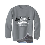 Air Jordan 5 Wolf Grey Matching T-Shirt, Sweatshirts & Hoodies Grey T-Shirt (Authentic)| illcurrency