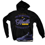 Air Jordan 4 OG Lakers Matching T-Shirt, Sweatshirts & Hoodies Black T-Shirt (The dream is free)| illcurrency