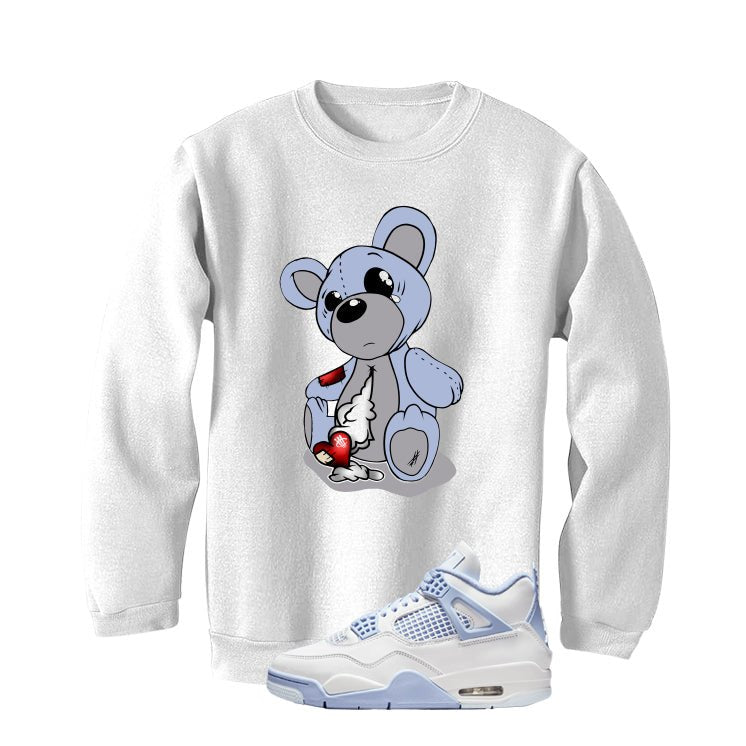 Air Jordan 4 WMNS Forget Me Not White T-Shirt (Big Teddy)| illcurrency