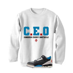 Air Jordan 3 OG Rare Air White T-Shirt (CEO)| illcurrency