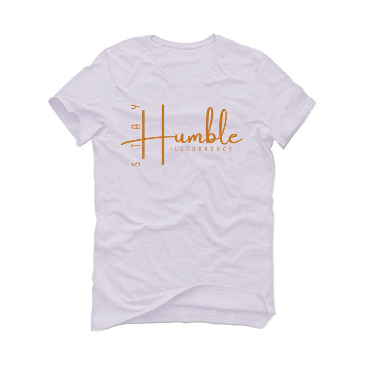 Nike Dunk Low "Reverse Curry" | Illcurrency White T-Shirt (Stay Humble)