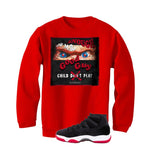 Air Jordan 11 Bred Velvet Red T-Shirt (ENOUGH OF MR GOOD GUY)| illcurrency