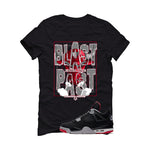 Air Jordan 4 Bred Matching T-Shirt RETRO KING
