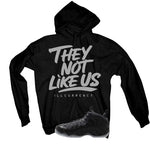 NIKE FOAMPOSITE ONE CARBON FIBER Matching T-Shirt, Sweatshirts & Hoodies Black T-Shirt (They not like us)| illcurrency