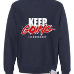 Air Jordan 6 Olympic Navy Blue T-Shirt (keep Going)| illcurrency