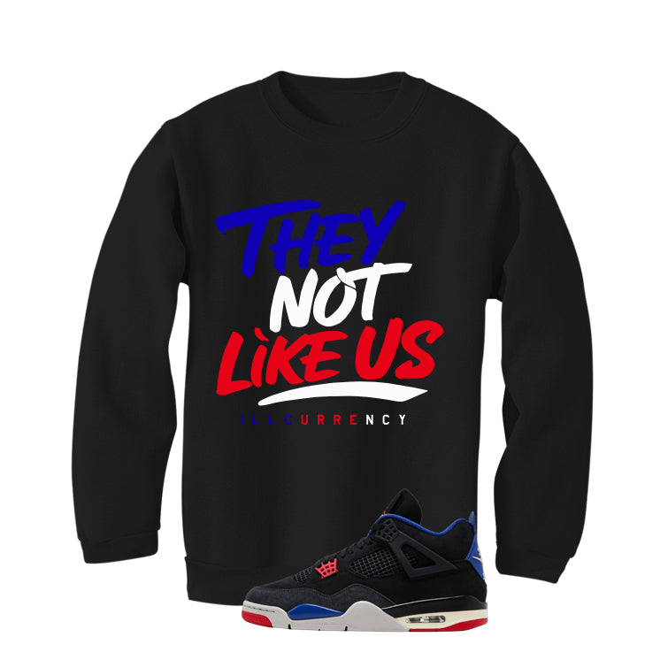 Air Jordan 4 Rare Air Black T-Shirt (They not like us)| illcurrency