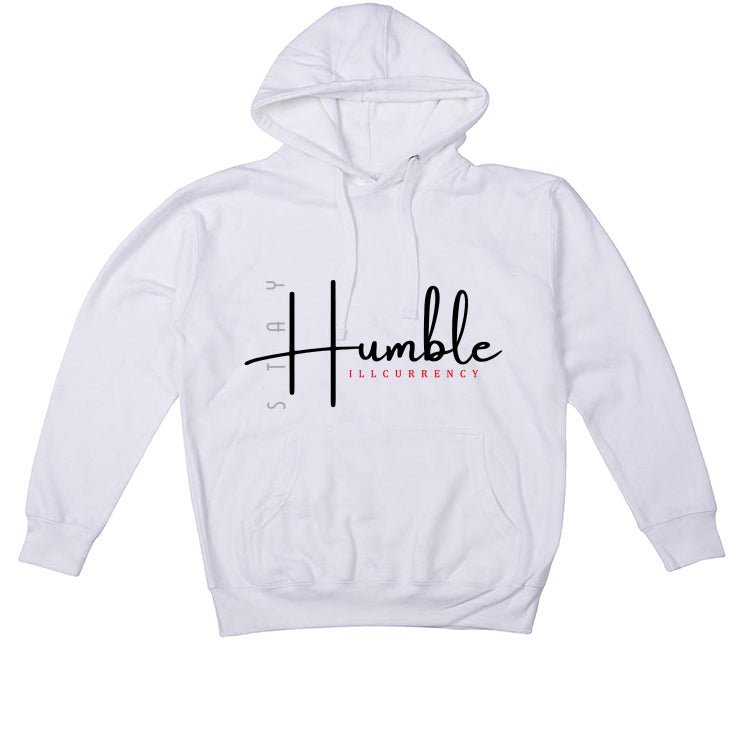 Air Jordan 4 White Cement White T-Shirt (Stay Humble)| illcurrency