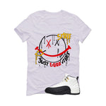 Air Jordan 12 Taxi Matching T-Shirt, Sweatshirts & Hoodies White T-Shirt (Smile)| illcurrency