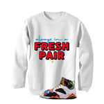Air Jordan 7 Miro Matching T-Shirt White T-Shirt (Fresh Pair)| illcurrency
