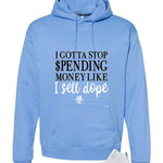 Air Jordan 12 Melo Carolina Blue T-Shirt (STOP SPENDING MONEY)| illcurrency