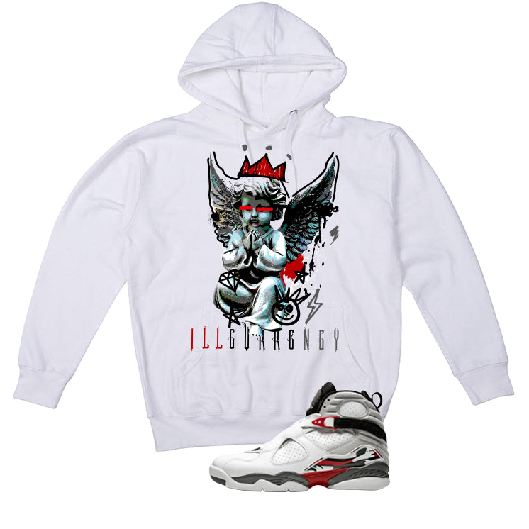 Air Jordan 8 Bugs Bunny Matching T-Shirt, Sweatshirts & Hoodies White T-Shirt (Graffiti Angel)| illcurrency