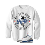 Air Jordan 3 True Blue Matching T-Shirt White T-Shirt (Haters Catch Up)| illcurrency