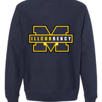 Nike Dunk Low “Michigan” | illcurrency Navy Blue T-Shirt (Michigan)