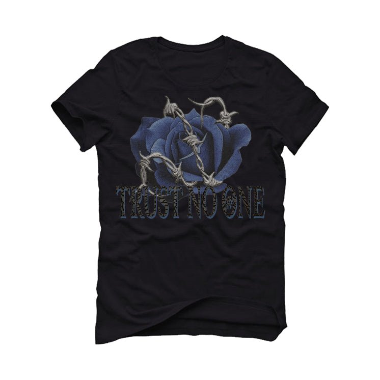 Air Jordan 5 “Georgetown” | illcurrency Black T-Shirt (TRUST NO ONE)