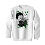 Nike Dunk Low Satin Green - White T-Shirt (Divide)