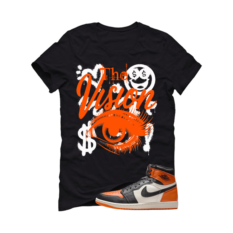 Air Jordan 1 High OG Shattered Backboard Black T-Shirt (The Vision)| illcurrency