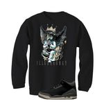 A Ma Maniere x Air Jordan 3 Black Black T-Shirt (Graffiti Angel)| illcurrency