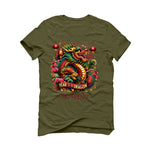 Air Jordan 1 Low OG "Year of the Dragon" | illcurrency Military Green T-Shirt (Year of the dragon)