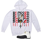 Air Jordan 12 Taxi Matching T-Shirt, Sweatshirts & Hoodies White T-Shirt (Blessed not lucky)| illcurrency