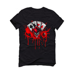 Air Jordan 4 Toro Bravo Matching T-Shirt, Sweatshirts, & Hoodies Black T-Shirt (Joker Cards)| illcurrency