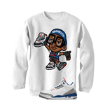 Air Jordan 3 True Blue Matching T-Shirt White T-Shirt (Brooklyn)| illcurrency