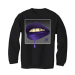 Air Jordan 12 Field Purple - Black T-Shirt (lipstick)