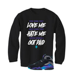 Air Jordan 8 OG Aqua Black T-Shirt (Paid)| illcurrency