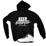 Air Jordan 10 OG Steel Black T-Shirt (Keep Going)| illcurrency